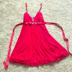 Beautiful red cocktail dress